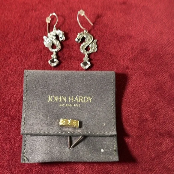 John Hardy Legends Naga Dragon Collection in Sterling Silver Earrings - Picture 2 of 7